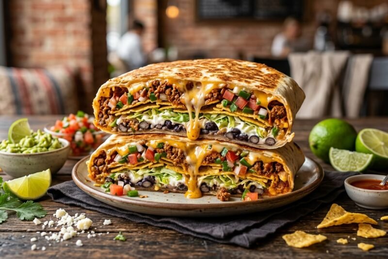 This Loaded Fusion Cheese Crunch Stack Recipe Is Globally Viral